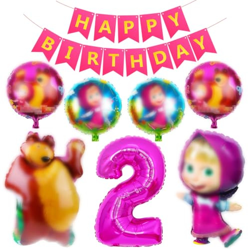 Luftballons, Geburtstag, Mädchen, Dekoration für Themenpartys, Geburtstagsparty, Rosa, Dekoration für Partys, Geburtstage, Jungen und Mädchen