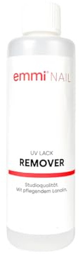 Emmi Nail Lack Remover 250ml I Aceton Nagellackentferner mit Lanolin I UV-Lack Entferner für Lack, Gel & Gellack I Aceton Remover für Gelnägel, UV-Nagellack & Nageldesign