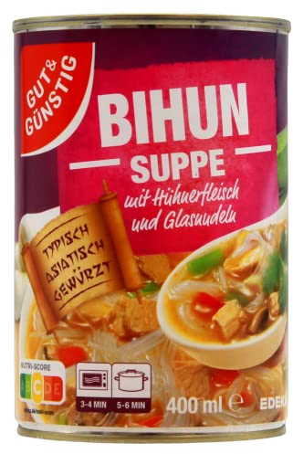 Gut & Günstig Bihun-Suppe, 12er Pack (12 x 400ml)