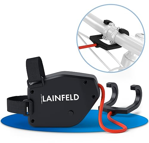 LAINFELD Kinder Fahrrad Abschleppseil | 2,5 Meter Abschleppsystem | Universell passend | Zugsystem Fahrrad Kinderfahrrad Abschlepp Seil Follow me