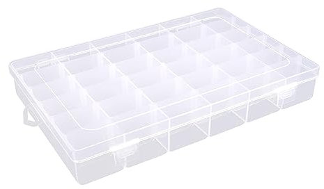 Nähgarn Aufbewahrungsbox, Nähgarn Halter, Tragetasche, Behälterfächer, Angelausrüstung, Aufbewahrungsbox für Bastelarbeiten, Stickgarne, 36 Zellen