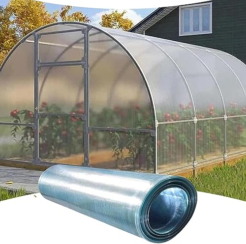Polycarbonatplatten Klare Polycarbonatplatten-Dachverkleidungsplatten, 0,8-mm-Glasfaserplatte, leicht zu biegen und zu schneiden, Regen- und Schneeschutzabdeckung für die Isolierung von Gewächshäuser