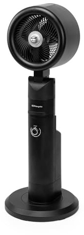 Orbegozo SFA 7600 Ventilador Nebulizador con Mando a Distancia, Negro, 65 W, 3 Velocidades, 3 Niveles de Nebulización, Depósito 2,2 Litros, Altura 97 cm