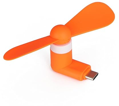 Domasvmd Ventola Tipo C Porta Cellulare Ventilatore Portatile Porta USB C Ventilatore Per Dispositivi Accessori Ventilatori Esterni Per Dispositivi Telefoni Tablet