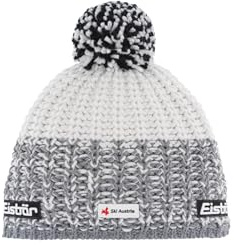 Eisbär Refocus Pompon MÜ SKA Bommelmütze Damen und Herren, Farbe:Grau