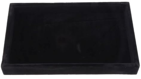 Plateau de présentation de bijoux en velours Bracelet Montre Bracelet de présentation Pad, Plateau à bijoux en velours noir Plateau de présentation de bijoux Elvet Boîte à bijoux Présentoir à bij