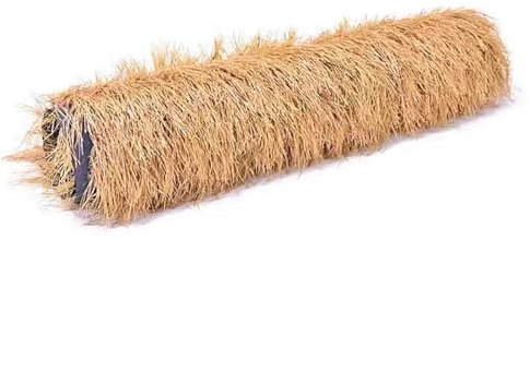 Rollo de hierba sintética de paja de palma estilo mexicano, decoraciones para bares, cabañas de patio, cercas de paja artificial, techo de paja de pato, hierba falsa, cubierta de fardos de heno para