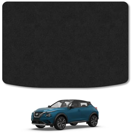 Nissan Juke (2019+) Carpet Boot Mat | Black Edge Trim Tailored Fit Boot Liner Full Coverage Protection Accessories Easy Clean Anti Slip Made in the UK