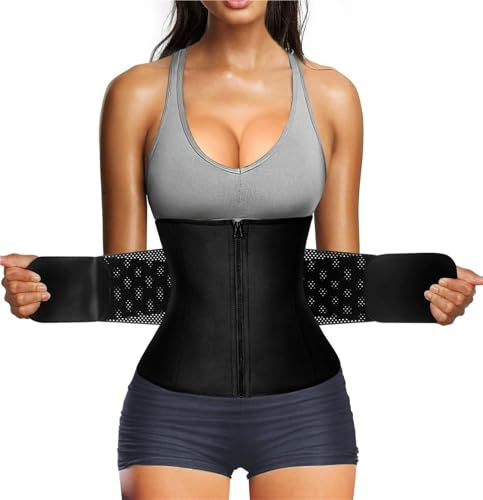 WHSY127 Lumbar Support Back Brace Training Sports Waist Trimmer Sauna Fitness Belly Belt Beautiful