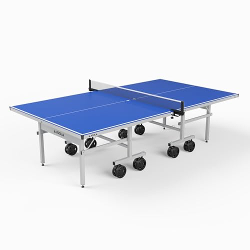 JOOLA Bordtennisbord utomhus J500X – professionellt bordtennisbord 12 mm väderbeständigt vikbart, blått, 274 x 152,5 x 76 cm