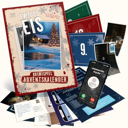 Ewiges Eis - Krimispiel-Adventskalender für Erwachsene über 24 Tage