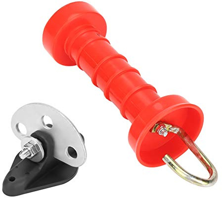 Marhynchus 10-teiliger Griff für Elektrische Zauntore aus Edelstahl, Einfach und zu öffnen, Sichere Verankerung, Vielseitige Anwendung, Komplettes Set, für Bauernhoftore, Kunststofftore mit