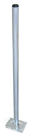 Premium X Standfuß 100cm Ø 38mm Stahl SAT Antennen-Mast Rohr-Ständer Mastfuß Flachdach Halterung für Satellitenschüssel