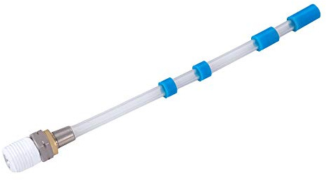 BenBow 112 1x Tubo in Silicone, Tubo di Ricambio Blu per Pistola di Pulizia ad Aria Compressa - Ricambio, Tubo Rotante con Pesi - Effetto Turbine Intenso & Compatibile con la Serie PRO