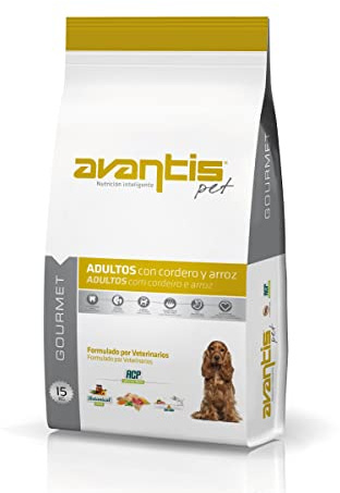 Avantis Pet Gourmet Cordero y Arroz 15 kg – Pienso para Perros Adultos – Hierbas Naturales – Alta Digestibilidad – Todas Las Razas
