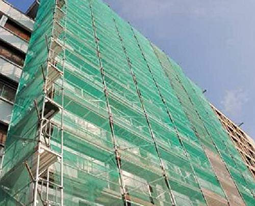 FERRETELIX® Malla Mosquitera para Andamio Verde 5x10 m – Muy Resistente para Arreglo de Fachadas