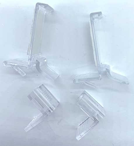 Klemmträger, Klemmfix für Duo-Rollo und Rollo, TRANSPARENT, Rollohalterung ohne Bohren (4)