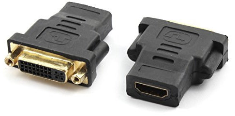 Ruilogod Universal DVI 24 + 4 femmina a femmina Adattatore connettore HDMI 8pcs per HDTV LCD