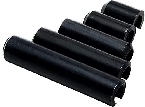 FEEIMOL Pasadores Elásticos, Pines de Rollo, Pasadores de Resorte Ranurados de Acero al Manganeso M8x40mm (10 pcs)
