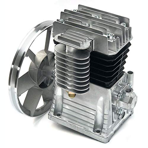 3HP Bomba de aire de aire de hierro fundido Bomba cabeza compresor de aire pistón estilo doble cilindro aire herramienta 250L/min
