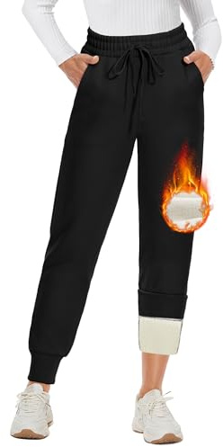 DDOBB Women's Jogging Bottoms with Pockets Summer Trousers | Long Sports Trousers Breathable Cotton Sweatpants Slim Fit Jogging Pants Leggings for Fitness Yoga Running Trousers Leisure