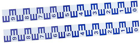 Cabilock Jauge De Eau Pour Piscine Autocollant Réflectif Outil De Mesure Eau Kit De Réparation De Bâche Accessoire De Piscine