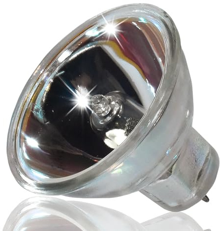 HQRP 12V 100W MR16 Shape GZ6.35 Bi-Pin Base Halogen Lamp Compatible with Chinon DS-300 SP-330 SP-350 7000MV 7500MV 7800MV 9500MV Auto 300 C200, S SP C300 Sound 8 SP-300 S-350 Replacement