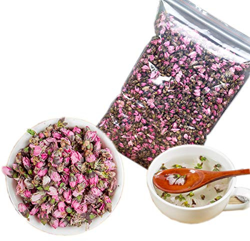 Flor de Melocotón Té de Hierbas Té Perfumado Original de China Buen Té Té de Flores Orgánico Natural Comida Verde sin Aditivos Té de Hierbas (500g)