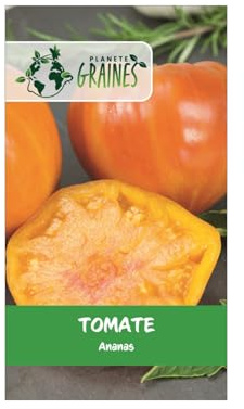 graines de tomate jaune ananas 0,300 grammes soit environ 120 graines - Planète graines - Solanum lycopersicum