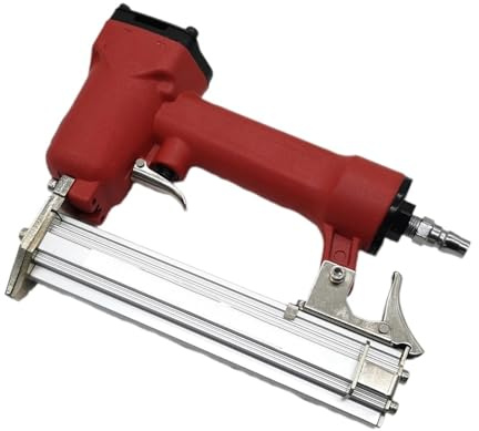 BORRGTU Graffettatrice pneumatica Senza Olio Pistola chiodatrice ad Aria Pistola sparachiodi Diritta Cucitrice pneumatica for chiodatura Cucitrice for Cavi for mobili F30