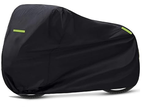 POIBNZ Motorrad Abdeckplane für Harley Davidson Road Glide CVO, Wasserdicht UV-Beständige Reißfeste Motorradabdeckung, Staubdicht Breathable Motorrad Outdoor Regenschutz