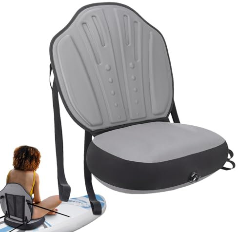 Idezek Kajaksitze mit Rückenstütze,Paddelbrett-Kajaksitz - Paddleboard-Sitz, wasserdichte Kanu-Bootssitze - Bequemer Kajaksitz, verstellbar für Schlauchboote, Angelbegeisterte