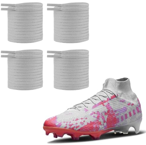UamGlsob 2 pares de cordones para botas de fútbol Nike Mercurial, 4 mm cordones finos de repuesto zapatos rugby y para tacos de futbol