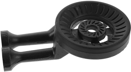 MAGICLULU Cabezal del Quemador de Estufa de Gas de Hierro Fundido Diseño de Pata Alta, Compatible para Cocinas Empotradas, Fácil de Limpiar y Duradero