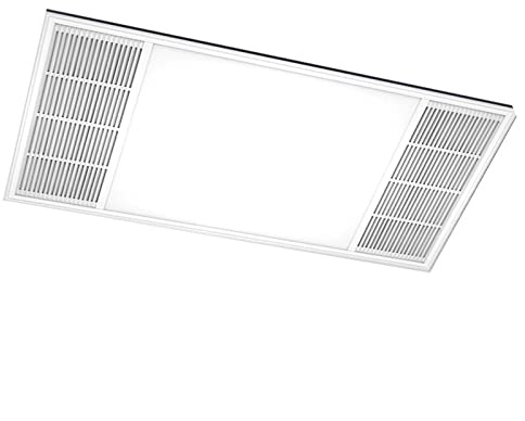 KLYDBMYT Extractor de Aire para baño, de Techo, con luz LED, Ultrafino y silencioso, para Cocina y baño (Control Remoto Inteligente A)