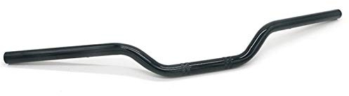 Janmobrian Guidon Moto, Guidon 9/8 22mm rétro Guidon Moto Moto Gare poignée de poignée pour Cafe Racer Tracker Scrambler Bobber MT09 NC750x Directoir(Black)