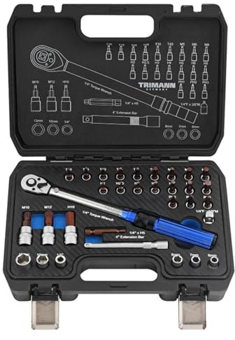 Kit chiavi dinamometriche precise per tecnici biciclette e motociclette con vari attacchi per la testa Chiave essenziale per la manutenzione della bici