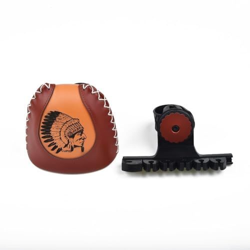 Sangle en cuir pour carquois de flèche compatible avec arc long traditionnel et arc recourbé avec ajustement sûr et antidérapant (L)