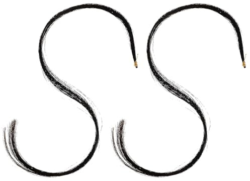 TOKIDNY Lot de 2 Crins d'Archet pour Alto en Crin de Cheval Naturel Adaptés à la Réparation d'Archets d'Alto Accessoires Solide pour Musiciens Débutants et Professionnels