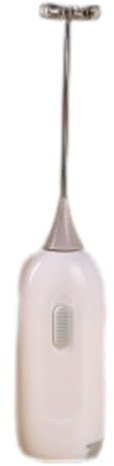 Espumador de leche de mano - Batidor eléctrico portátil, varilla agitadora de acero inoxidable, diseño de mango ligero, espuma suave, herramienta de cocina multifuncional | Huevos de leche Sa