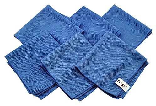 Progo Microfiber Cleaning Cloths for LCD/LED TV, Laptop Computer Screen, iPhone, iPad and More. (6 Pack)