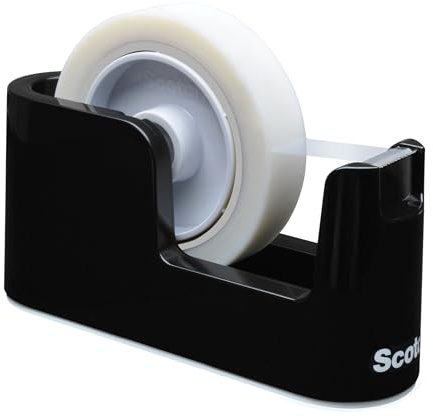 Scotch Deluxe Tape Dispenser, Black (C24)