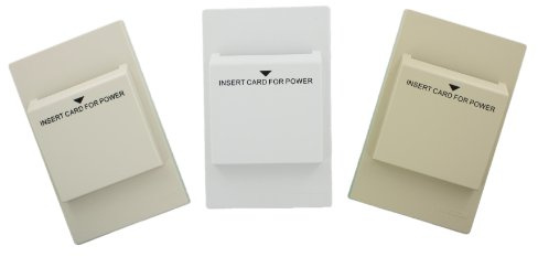 Leviton 120-277V Hospitality Key Card Switch with Color Change Kit, HKSWP-DX