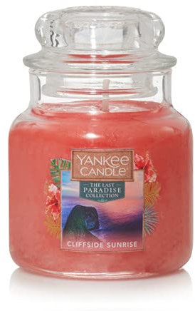 Yankee Candle Last Paradise Collection Cliffside Sunrise Duftkerze im Glas, mittelgroß