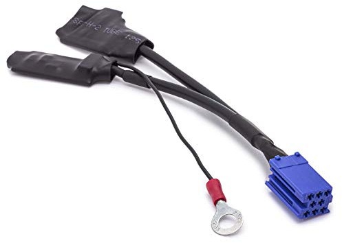 Adapter Universe KFZ Auto Radio Bluetooth Adapter ISO Kabel kompatibel mit Audi Navigation Plus 1 2 Delta