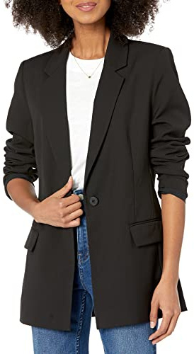 The Drop Blazer da Donna, Blake, Lungo, Nero, S