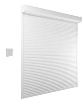 Tapparella in PVC H220 cm x L150 cm Elettrico cablato Bianco
