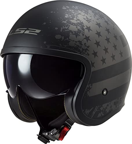 LS2, Jethelme motorrad Spitfire Black Flag, L