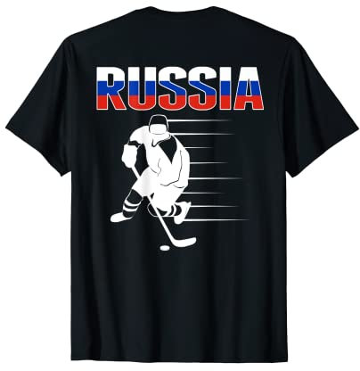 Russland Eishockey-Liebhaber Trikot – russische Hockey-Team-Fans T-Shirt