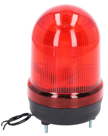 Luz Estroboscópica LED, LED de 2 W, Luces Intermitentes Giratorias de Advertencia de Seguridad con 3 Modos de Iluminación para Vehículos, Montacargas, Camiones, Tractores (24V)